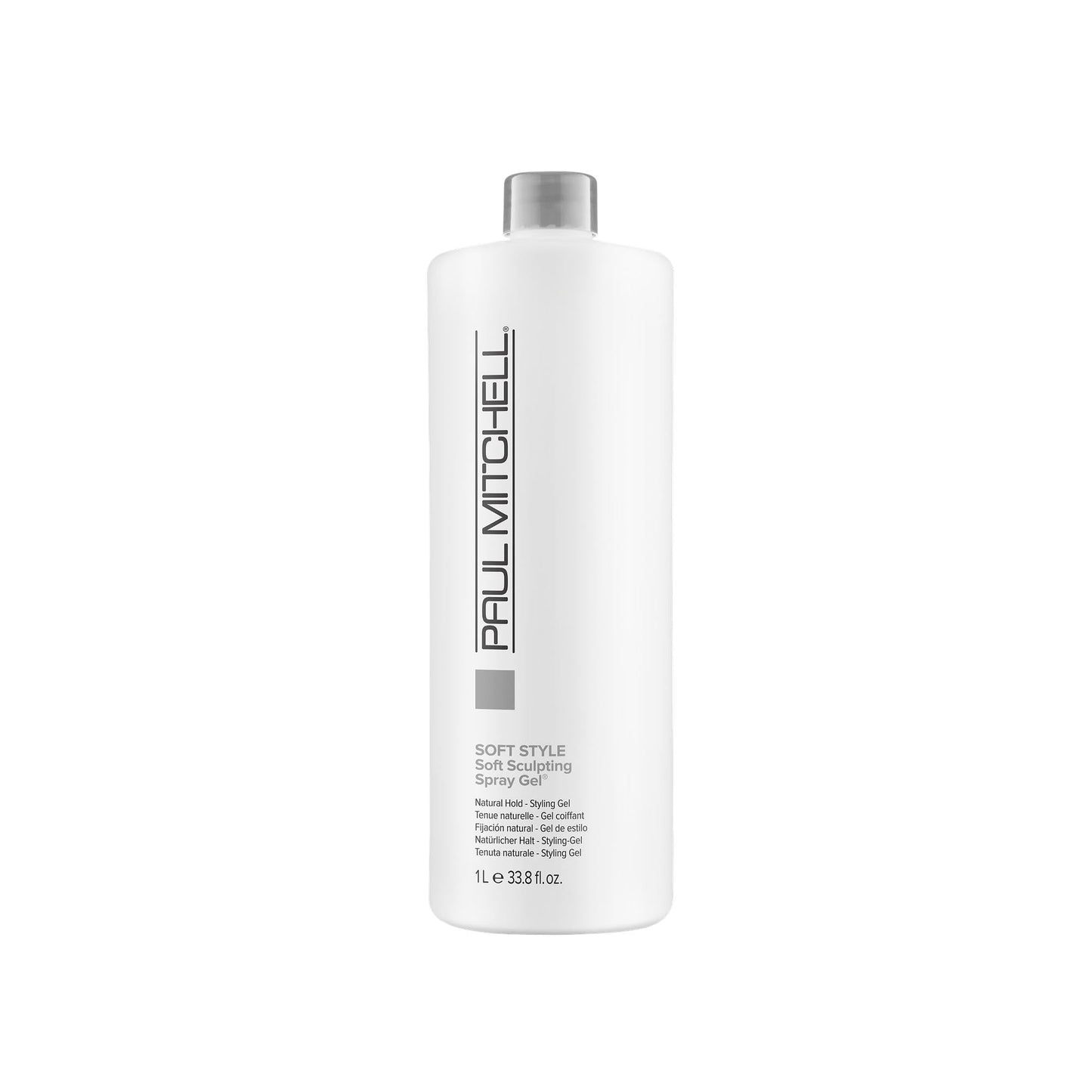 Paul Mitchell Soft Sculpting Spray Gel – Natural Hold, Soft Finish, All Hair Types, 33.8 oz