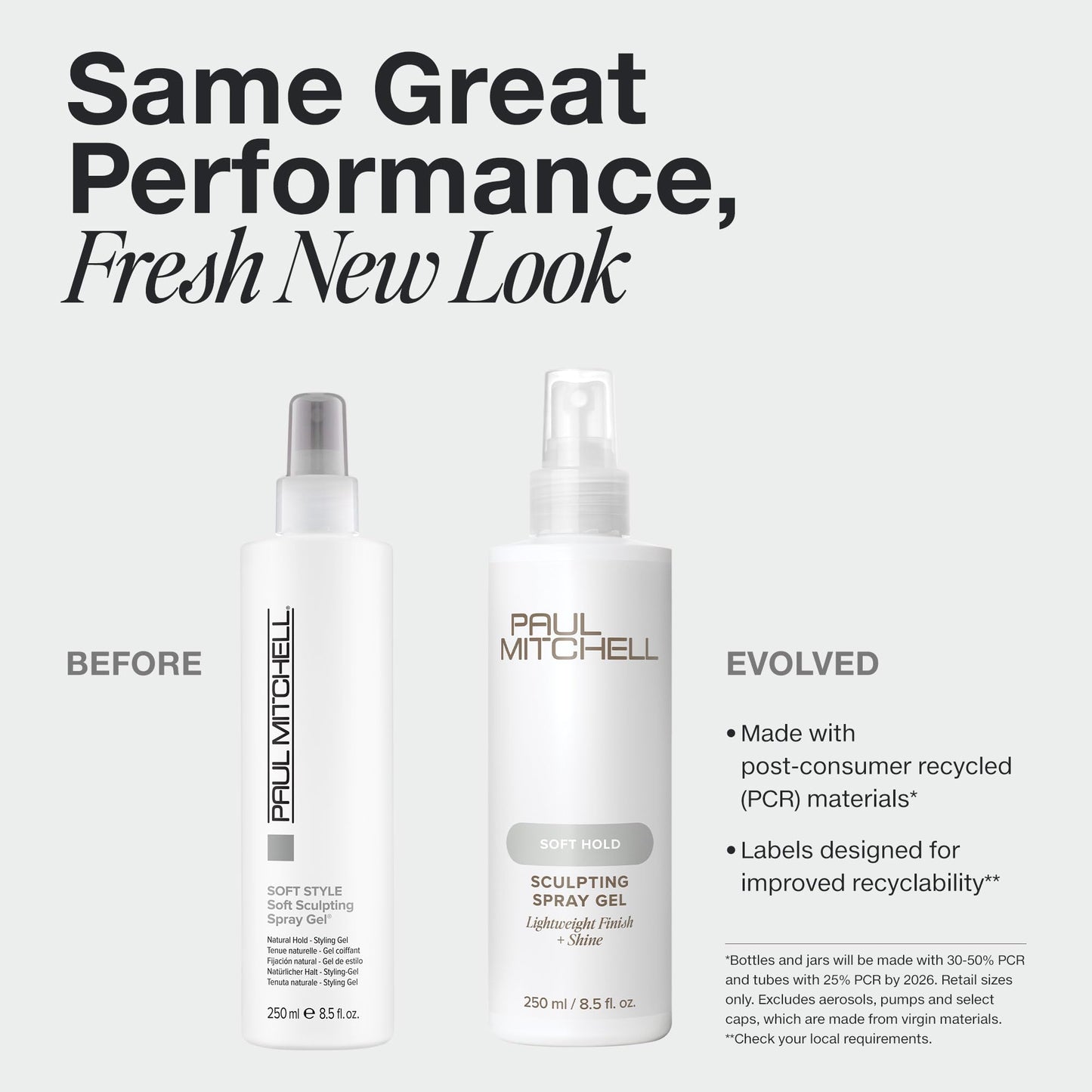 Paul Mitchell Soft Sculpting Spray Gel – Natural Hold, Soft Finish, All Hair Types, 33.8 oz