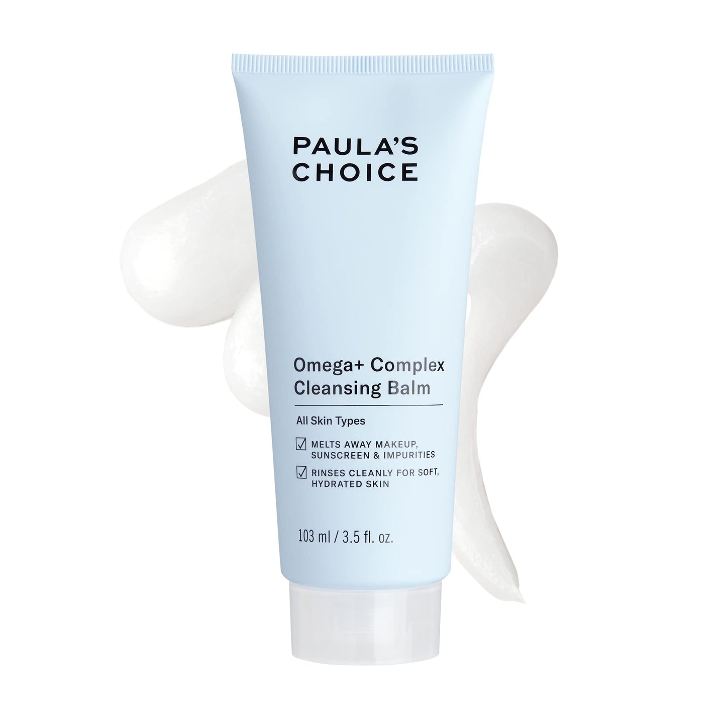 Paula's Choice Omega Complex Face Cleansing Balm – Fragrance-Free, Mineral Oil-Free for Dry & Sensitive Skin, 3.5 fl oz