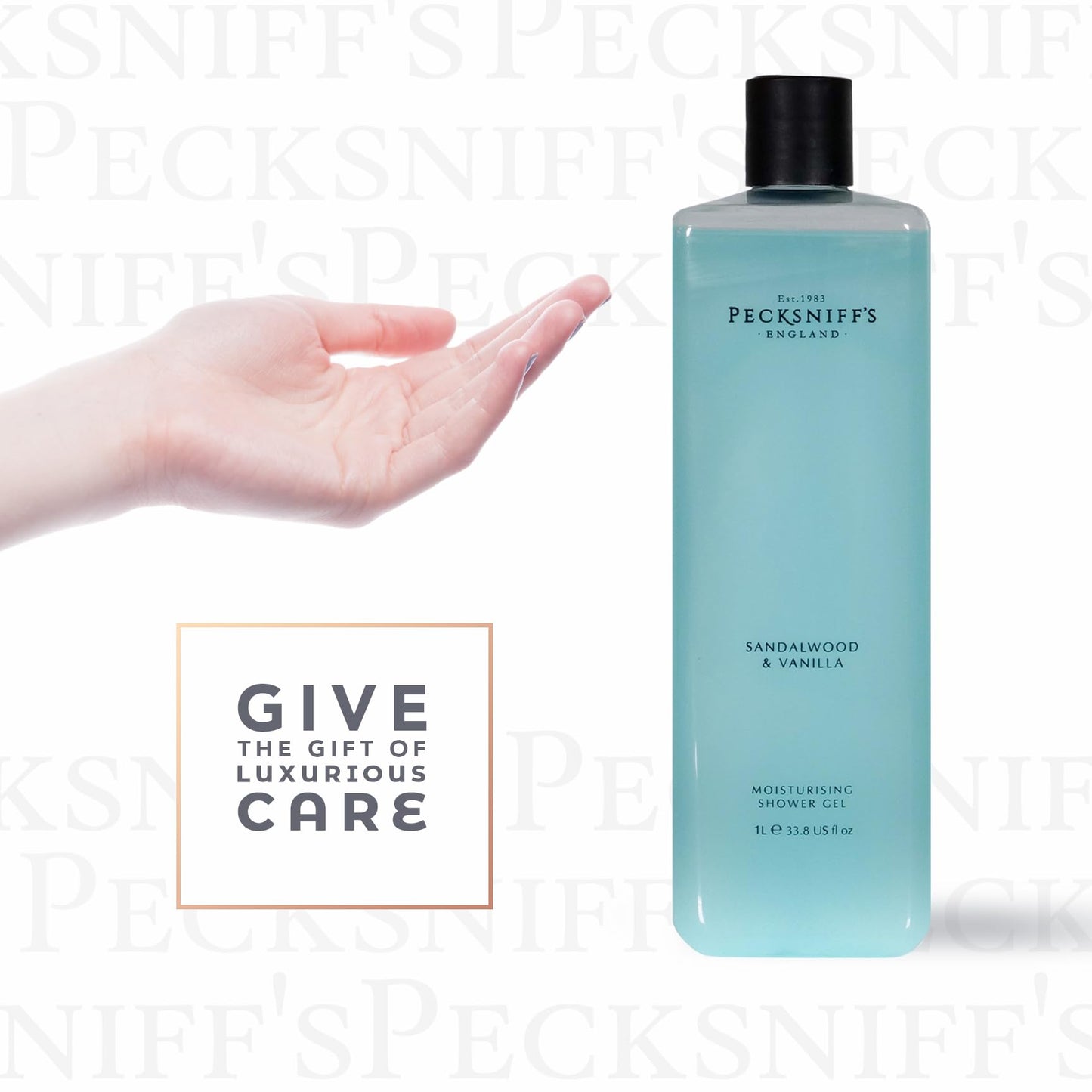 Pecksniff's 1L Shower Gel (CORE) Sandalwood Vanilla – Spa-Like Hydration