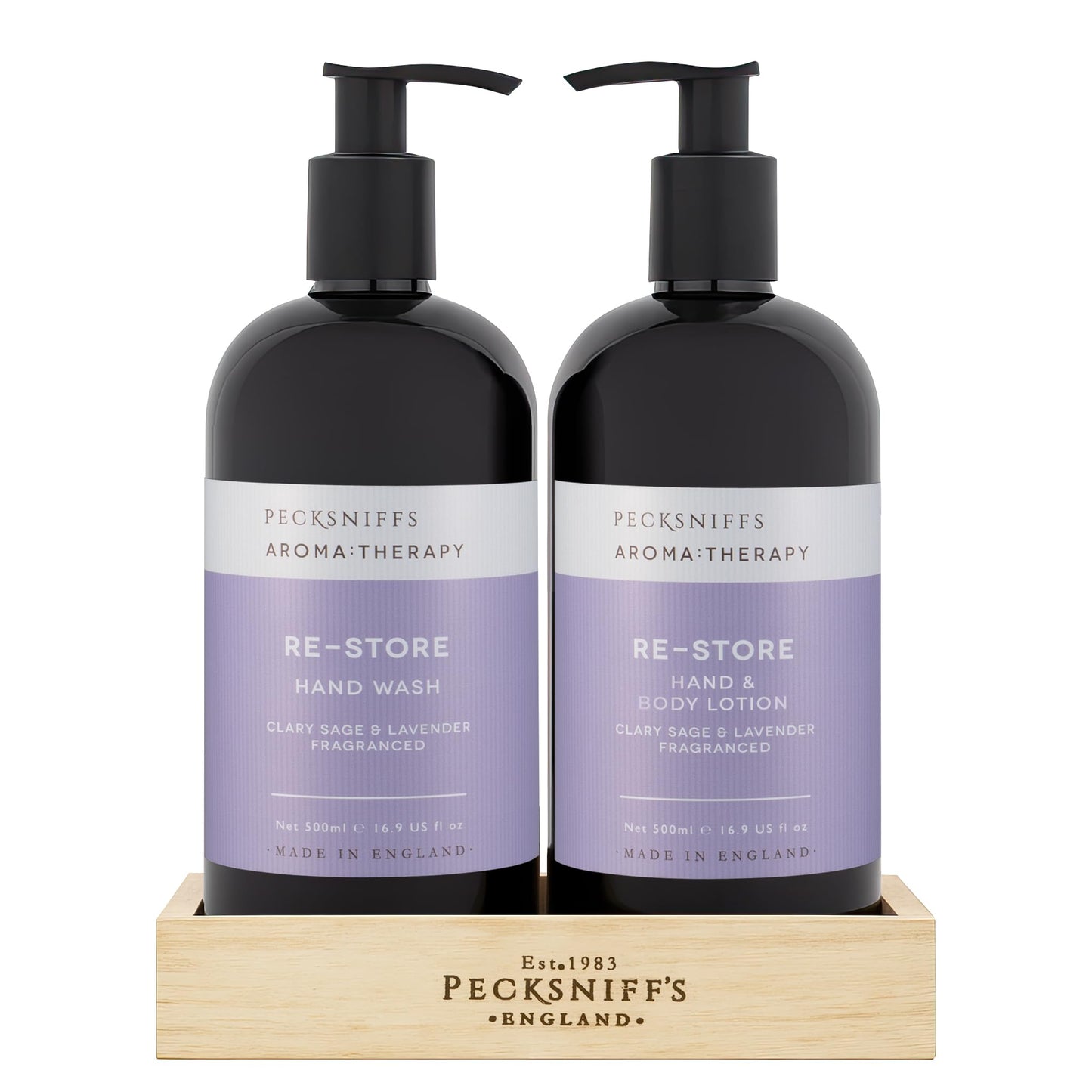 Pecksniff's Aroma Therapy Hand Wash & Lotion Caddy Set – Re-Store, 500 ml