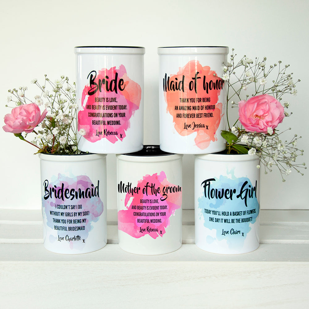 Will You Be My Bridesmaid Personalised Miniature Champagne Bucket