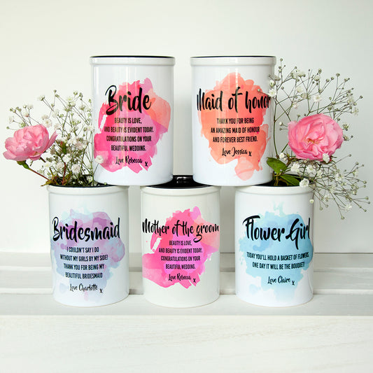 Will You Be My Bridesmaid Personalised Miniature Champagne Bucket