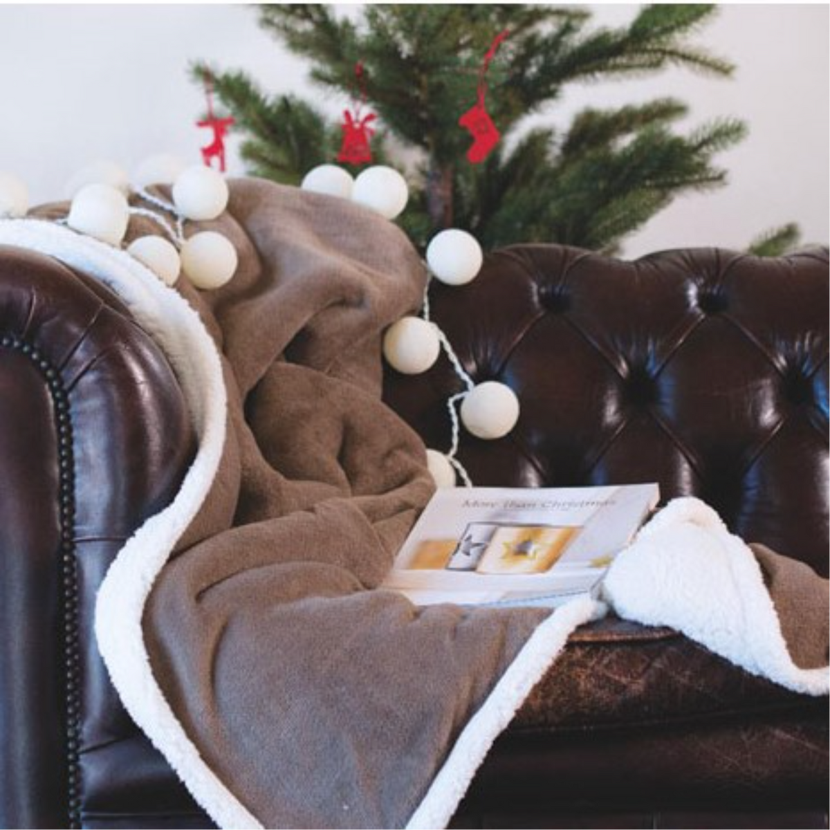 Personalised Sherpa Lined Fleece Blanket