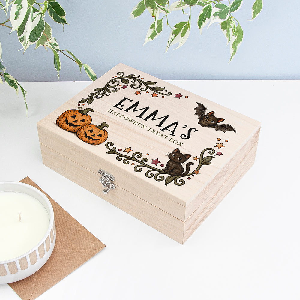 Personalised Halloween Treat Box