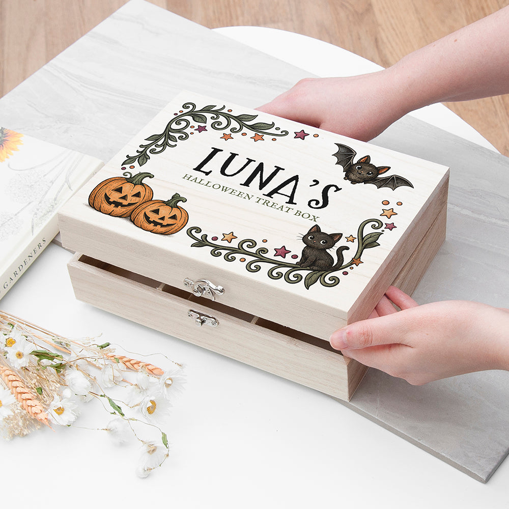 Personalised Halloween Treat Box