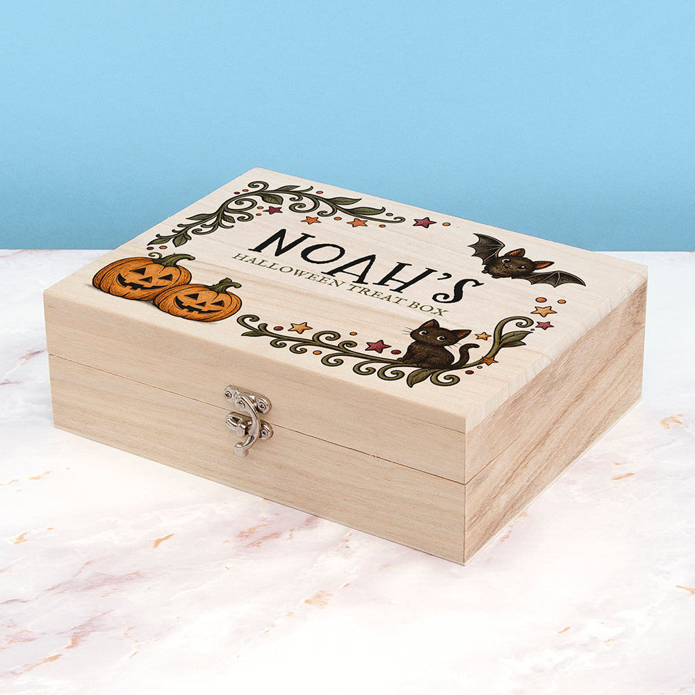 Personalised Halloween Treat Box