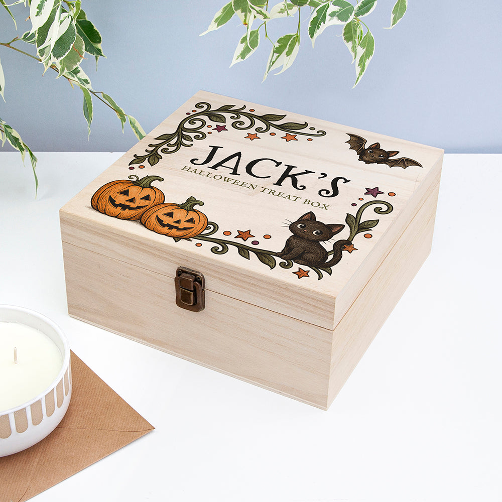 Personalised Halloween Treat Box