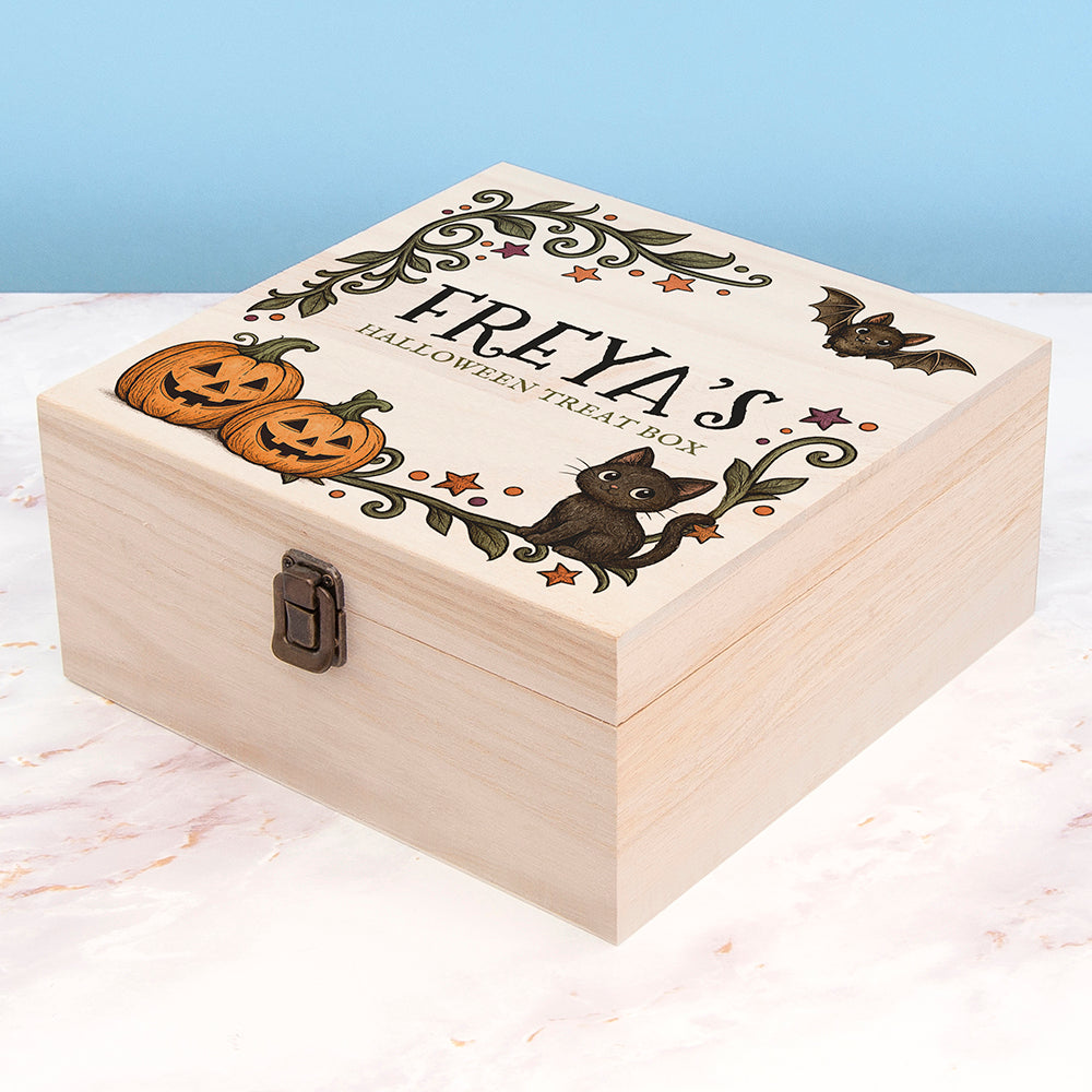Personalised Halloween Treat Box