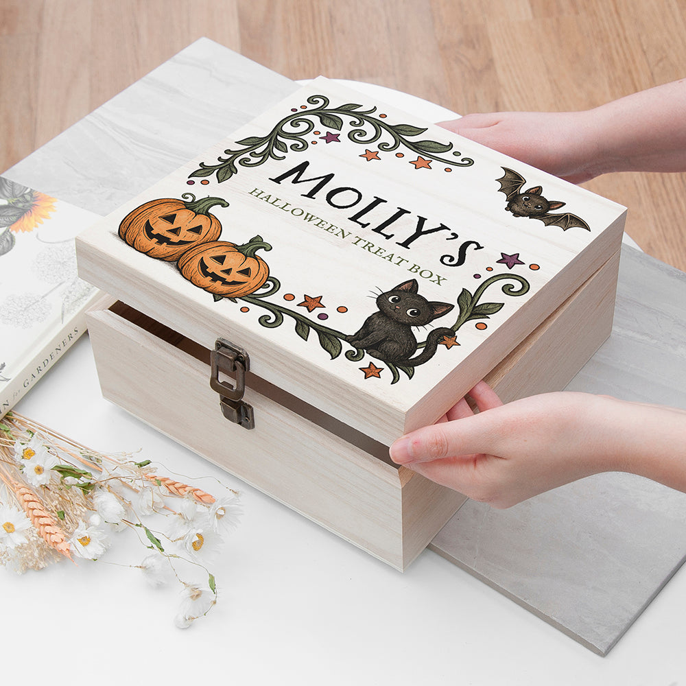 Personalised Halloween Treat Box