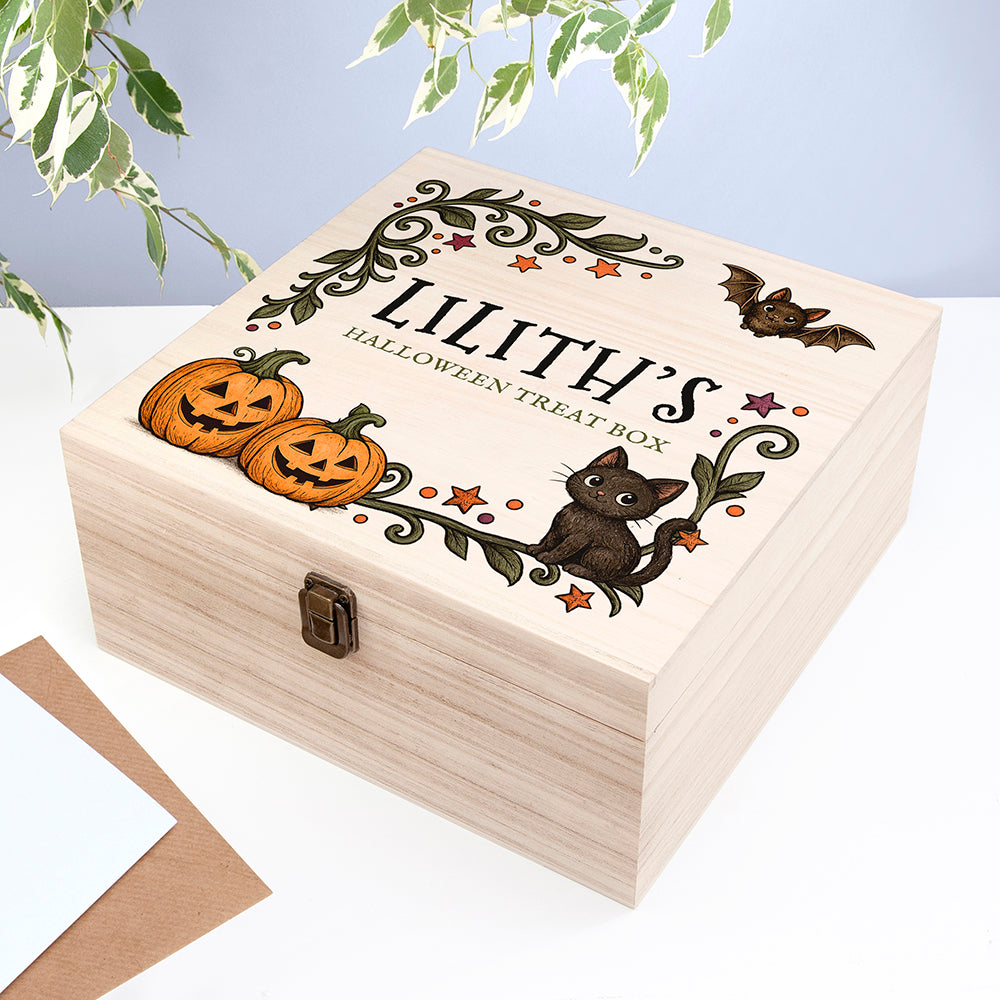 Personalised Halloween Treat Box