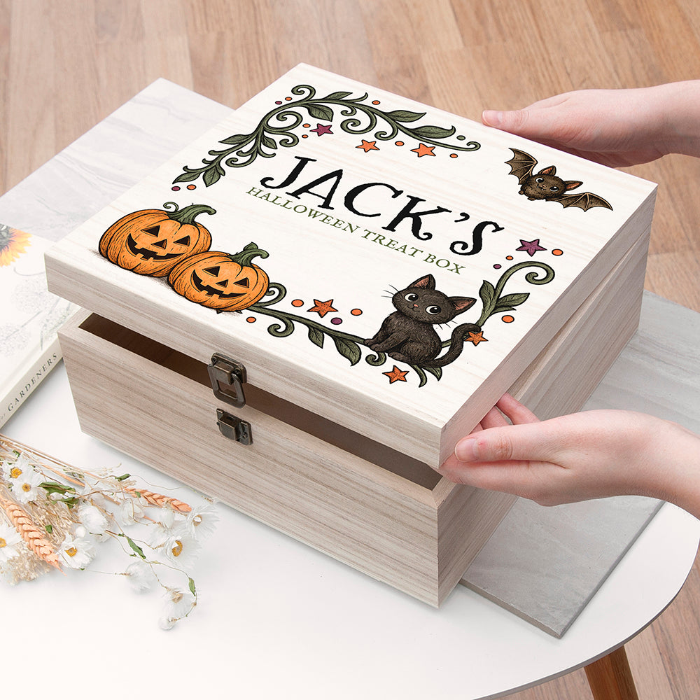 Personalised Halloween Treat Box