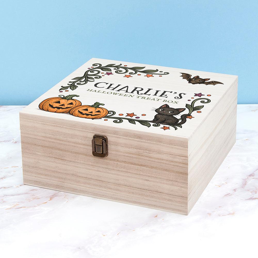 Personalised Halloween Treat Box