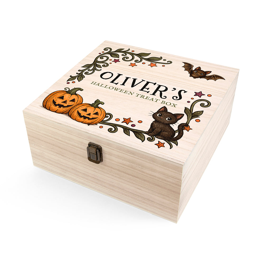 Personalised Halloween Treat Box