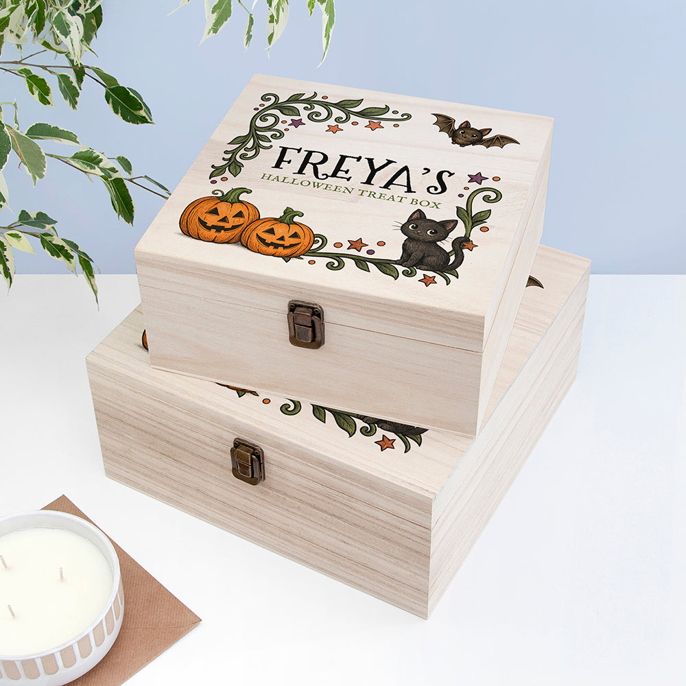 Personalised Halloween Treat Box