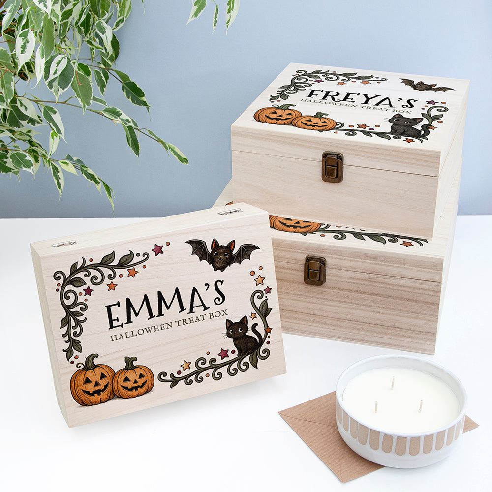 Personalised Halloween Treat Box