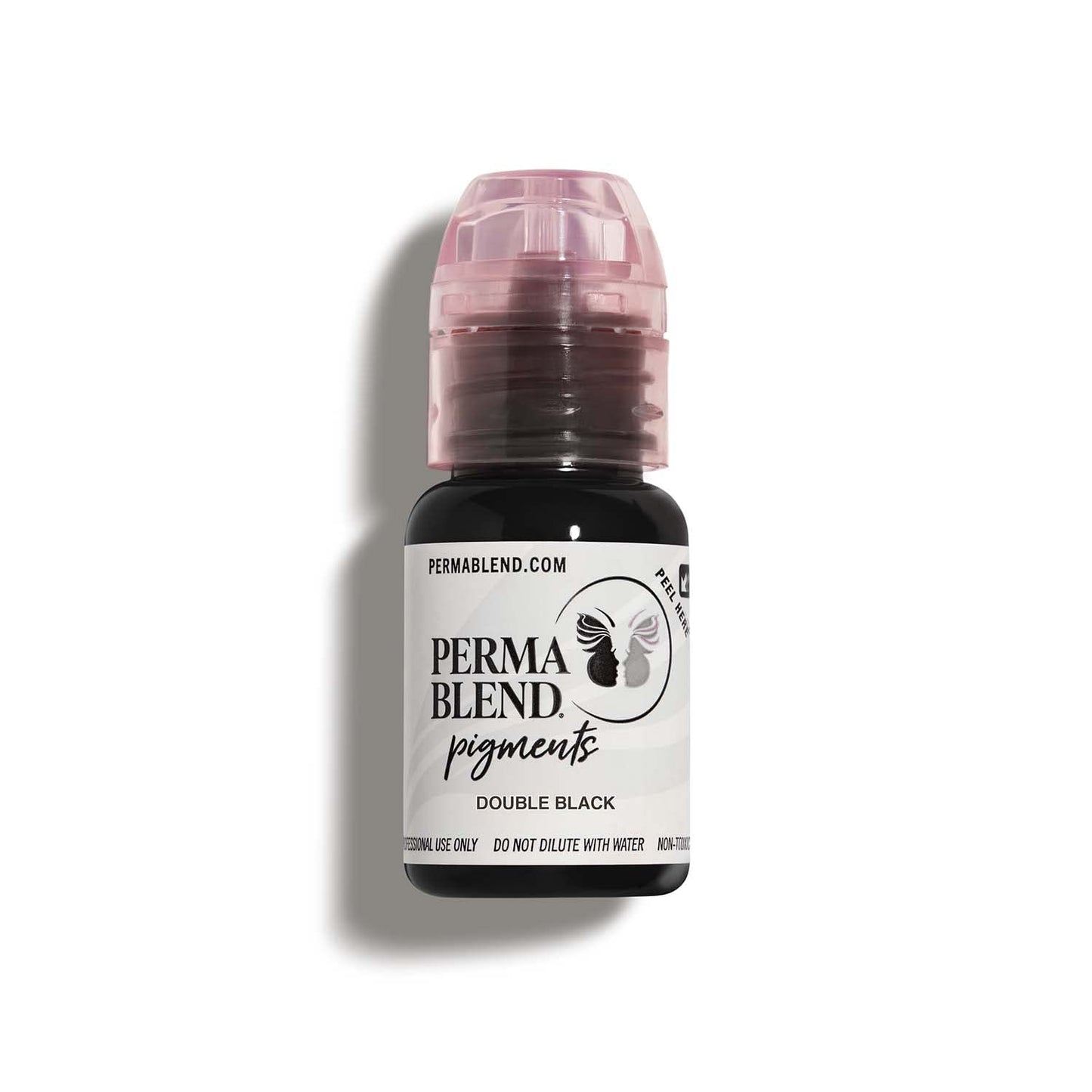 Perma Blend Double Black Microblading Ink for Permanent Eyeliner – Vegan, High-Carbon Black