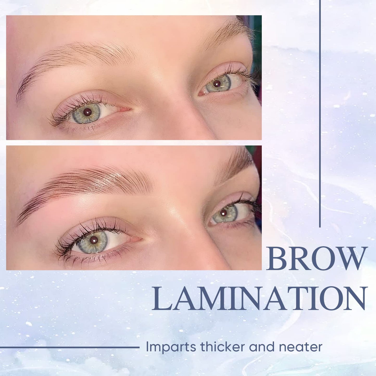 PERMANIA Brow Lamination Kit – Lash Lift & Brow Color, Salon & Home Use, Up to 6 Weeks