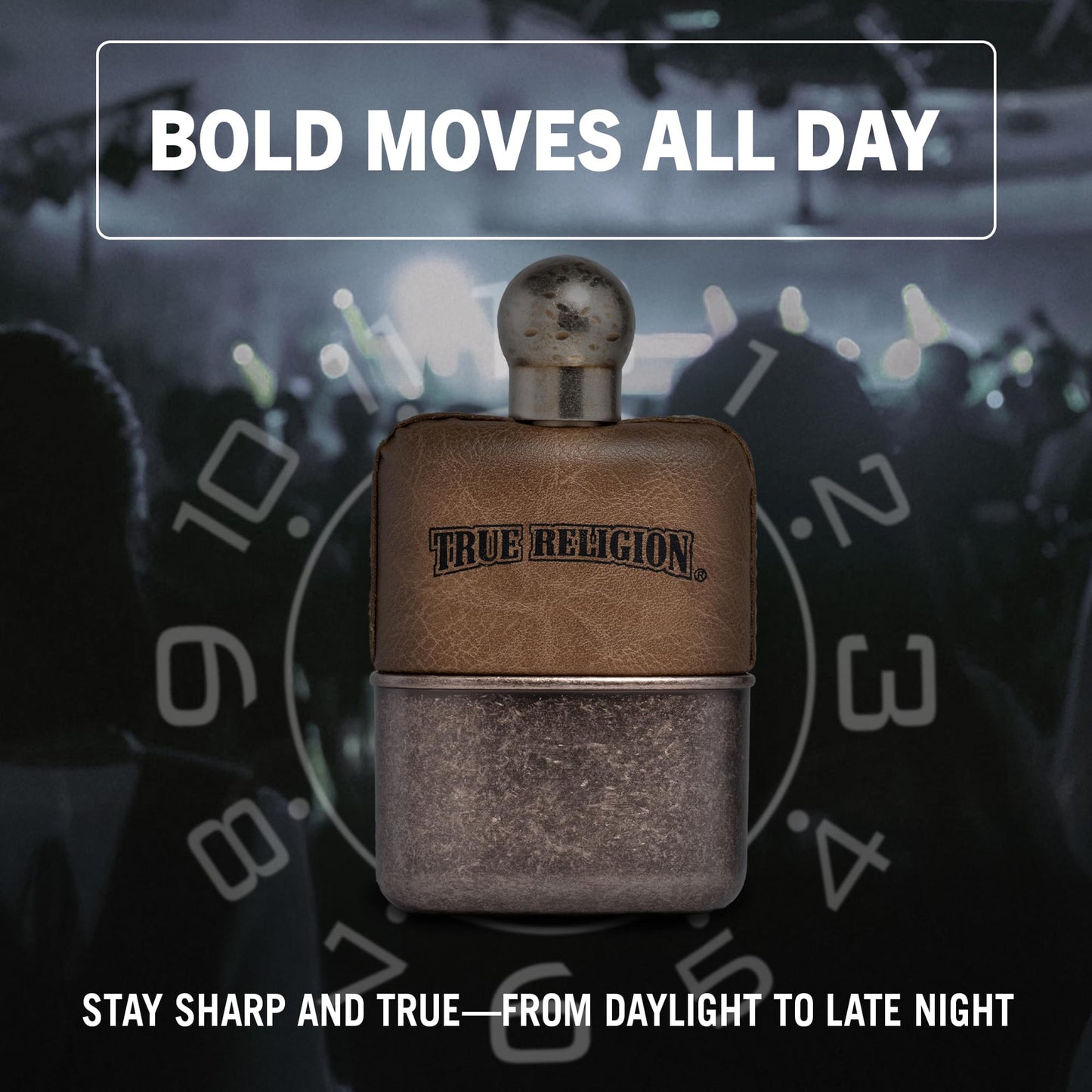 Perry Ellis True Religion for Men Original Scent – Long-Lasting Eau de Toilette, 3.4 fl oz / 100 ml
