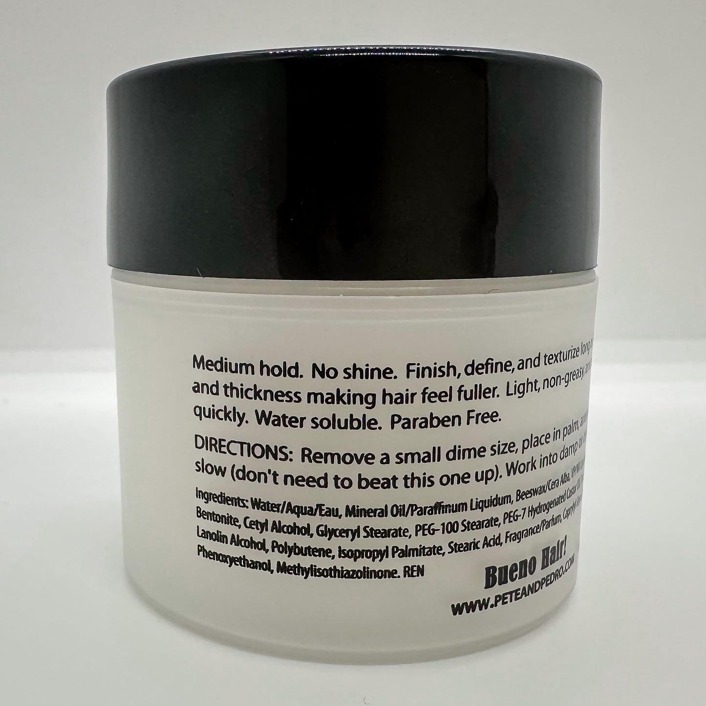 Pete & Pedro Hair Styling Clay – Medium Hold, Matte Finish, For Fine & Thinning Hair