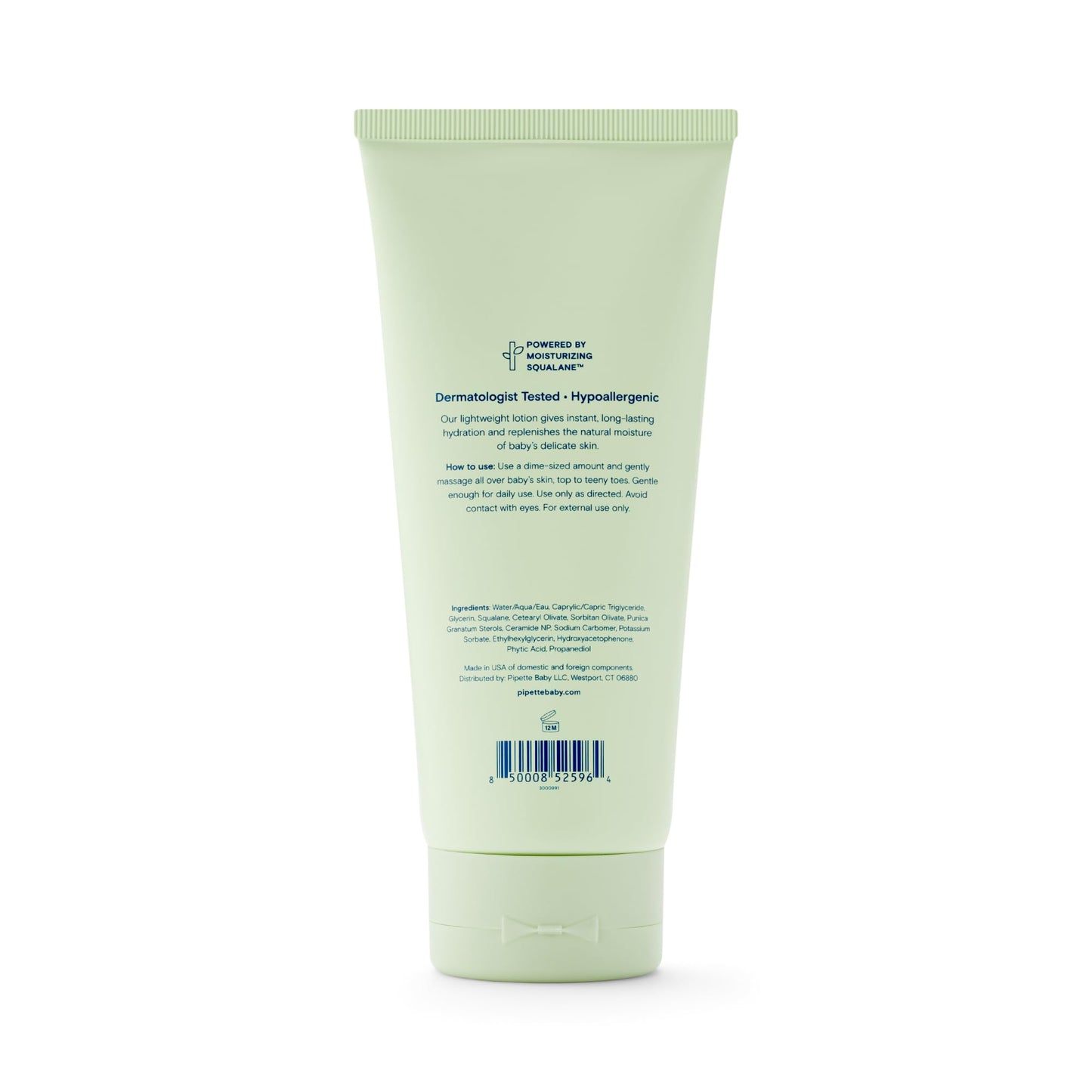 Pipette Baby Eczema Lotion Duo – Fragrance-Free, Non-Toxic, Hypoallergenic for Newborns & Kids