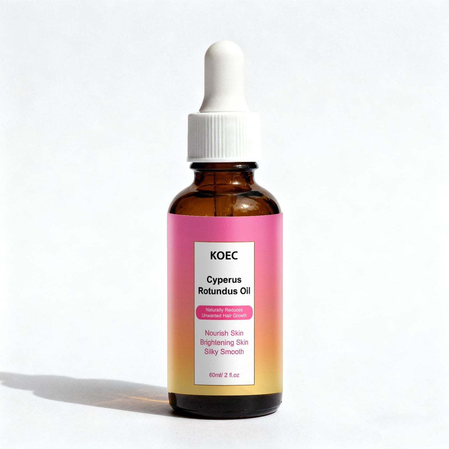 PKQLQ Organic Cyperus Rotundus Oil for Hair Removal – Pure, Natural Hair Inhibitor for Face & Body