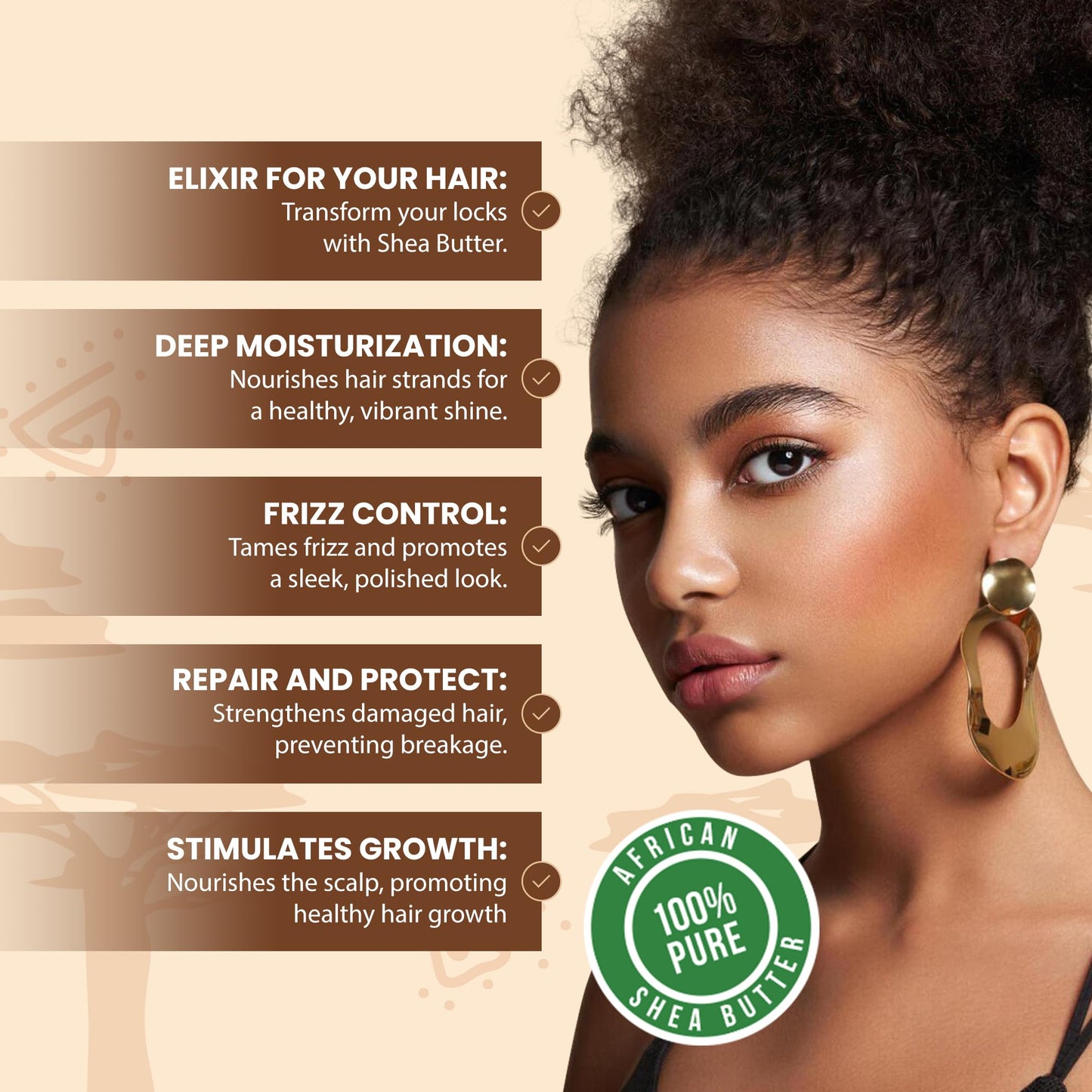 Plant Guru Raw African Shea Butter 32 oz – Pure, Unrefined, Ghana Imported