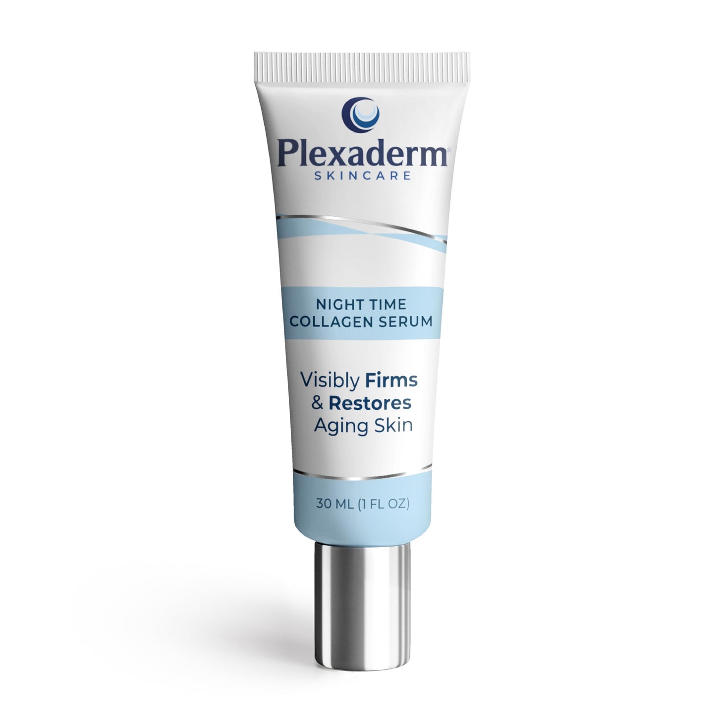 Plexaderm Night Time Collagen Serum – Firm, Fuller-Looking Skin with Peptides, Hyaluronic Acid & Niacinamide