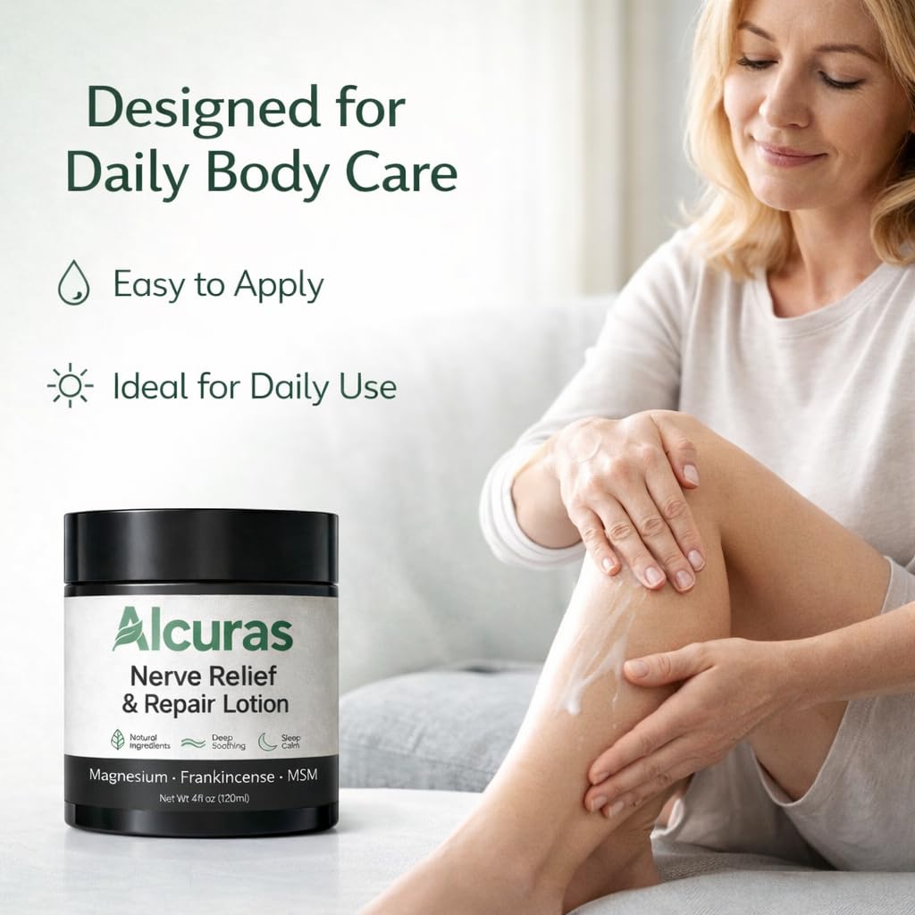 PLYNXE Alcuras Cream – Arnica & Magnesium Lotion for Daily Comfort (4 oz)