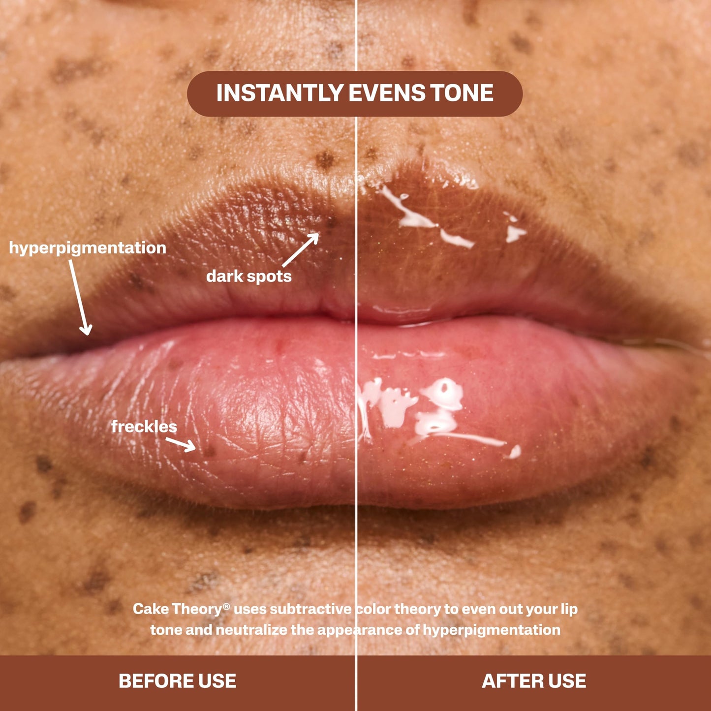 POUND CAKE Cake Theory Lip Tone Equalizing Oil – Hydrating High-Shine Lip Oil (Melted Butter)