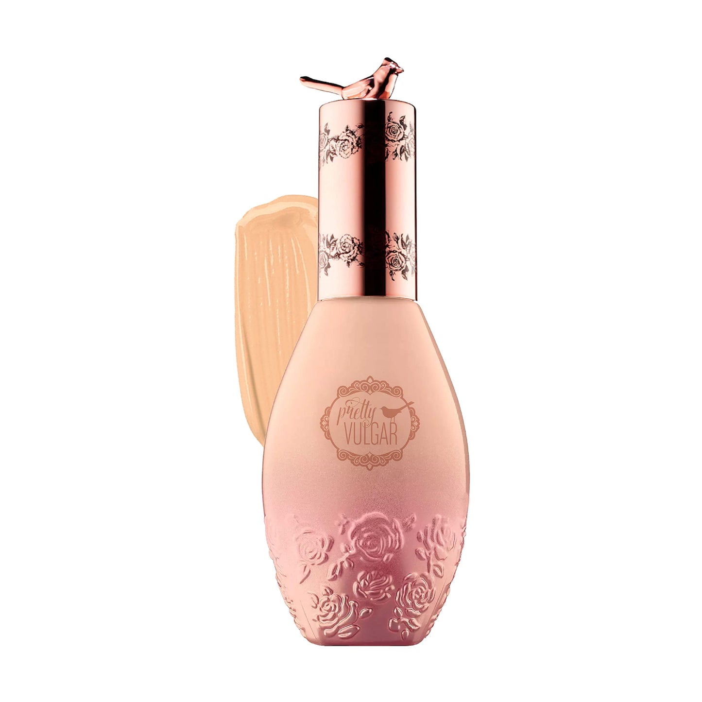 Pretty Vulgar Cool AF Lava Water Foundation – Full Coverage Matte, Detox Charcoal & Hydrating Moringa Butter, 35mL
