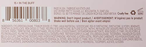 Pretty Vulgar Cool AF Lava Water Foundation – Full Coverage Matte, Detox Charcoal & Hydrating Moringa Butter, 35mL