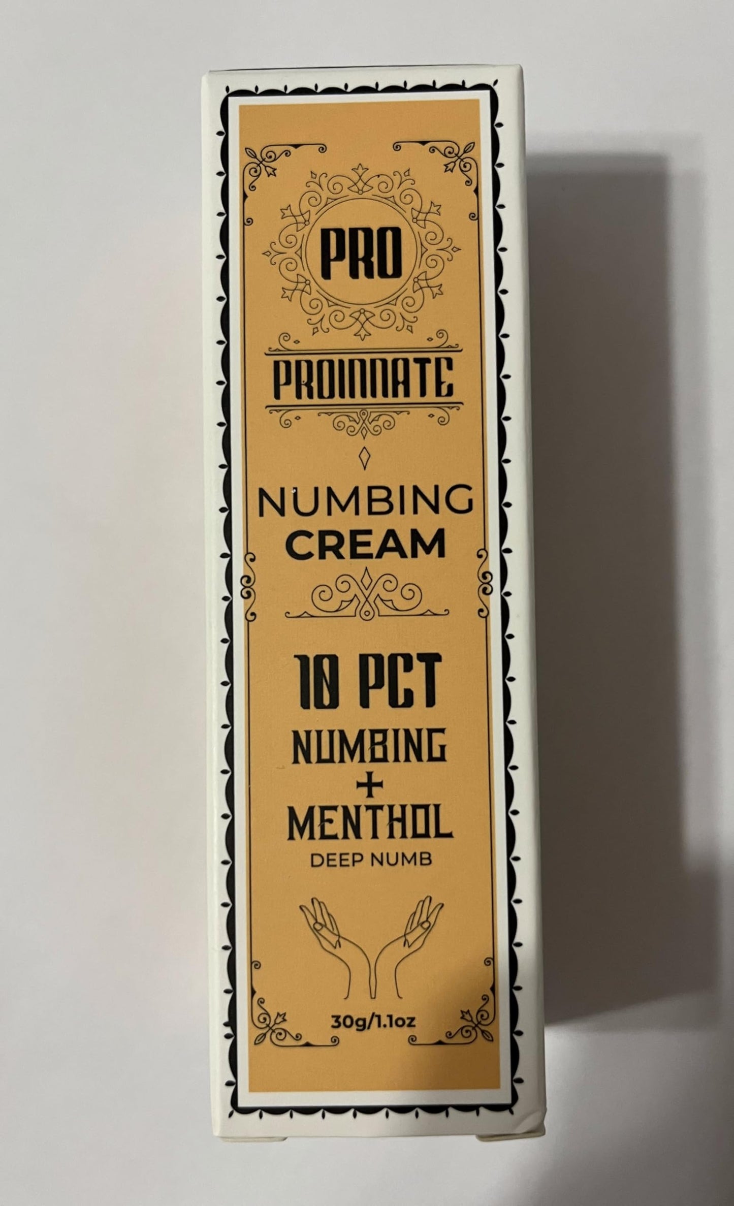 Proinnate Numbing Cream Max Strength: Fast Local Relief with Menthol, Arnica & Emu Oil (30g)