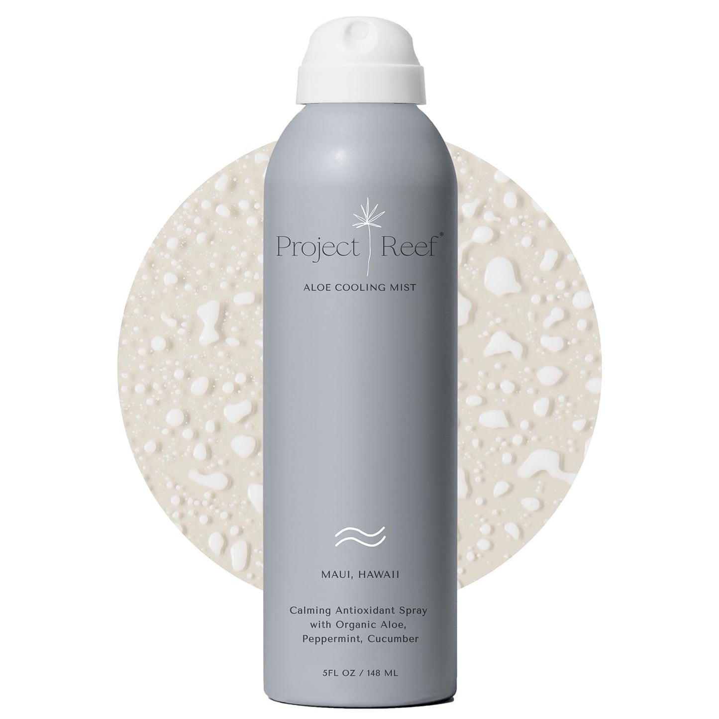 Project Reef Non-Aerosol Aloe Cooling Mist – Vegan, Ocean-Friendly After-Sun Hydration (5 oz)