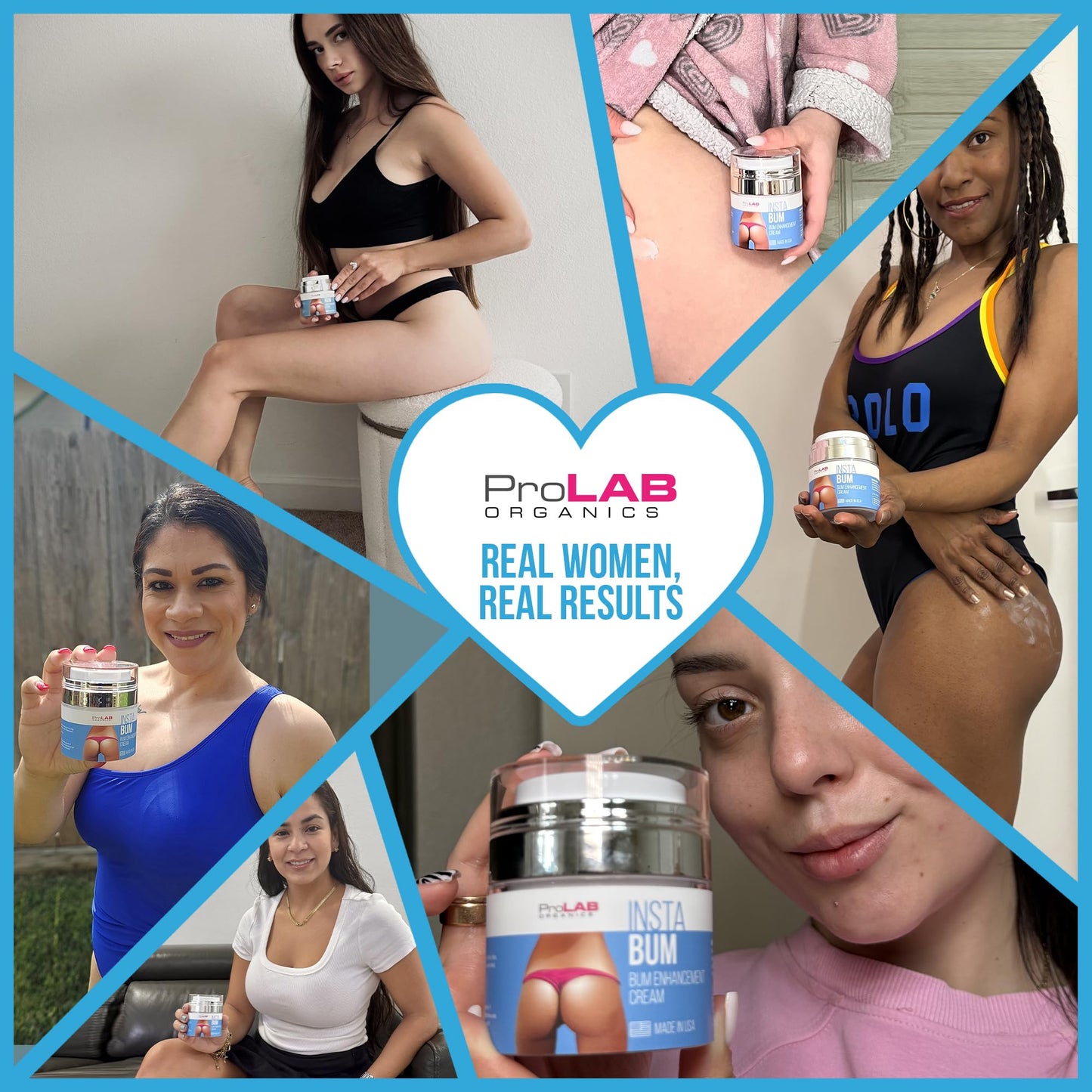 ProLab Organics InstaBum Butt Enhancement Cream – Lift, Firm & Fuller Curves