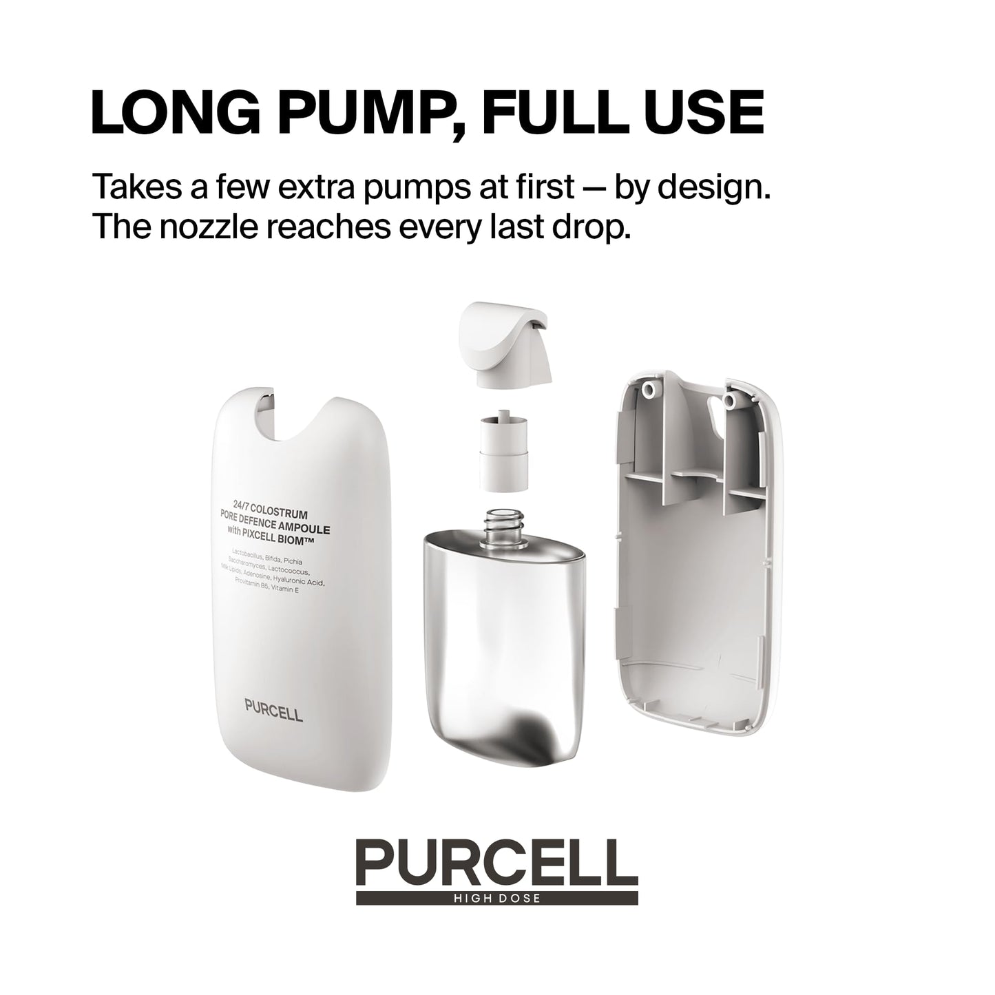 PURCELL 24/7 Colostrum Ampoule Mist (Pink) – Glass Skin, All-Day Hydration, Hyaluronic Acid