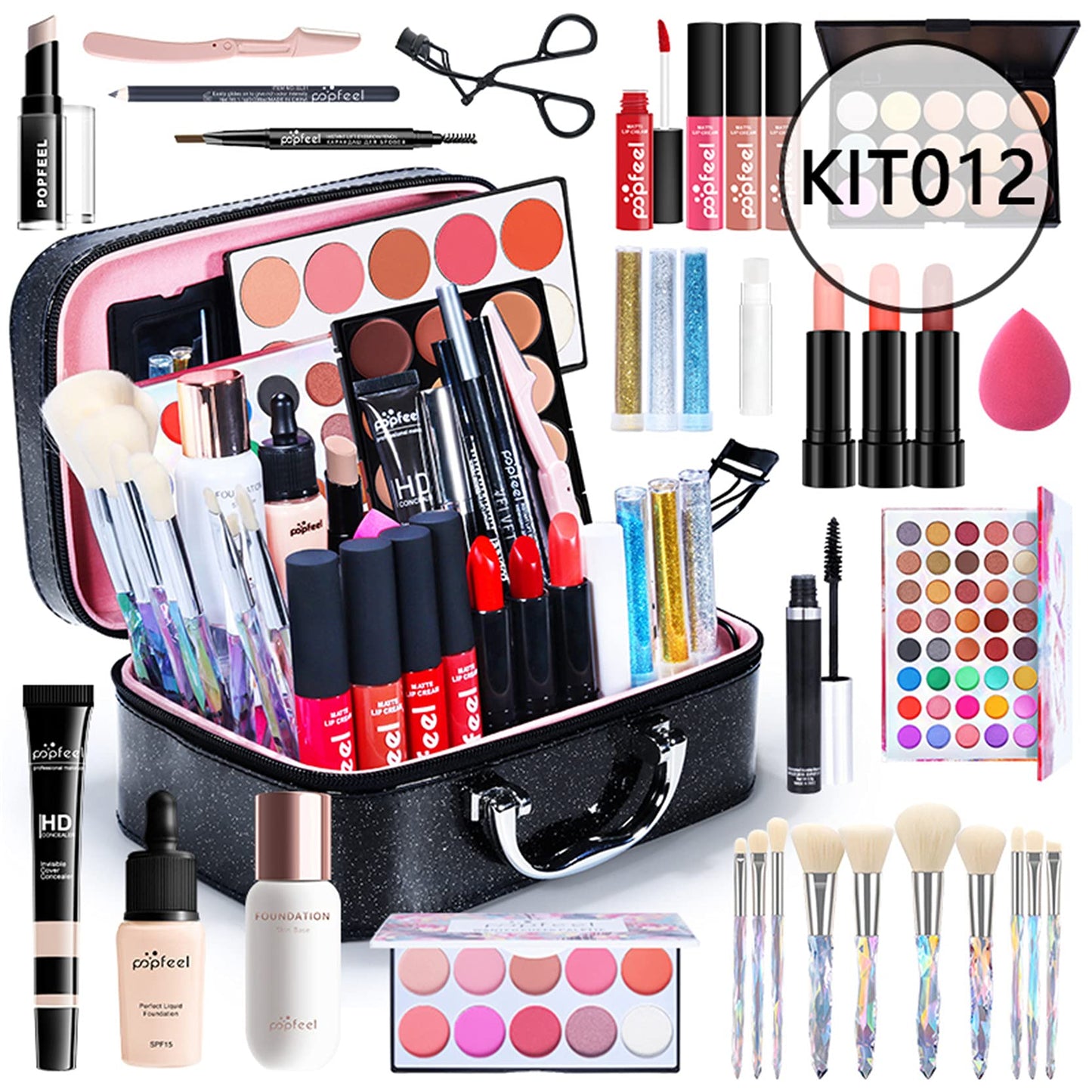 Pure Vie All-in-One Holiday Gift Makeup Set – Complete Starter Bundle