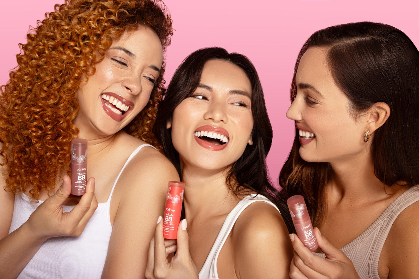 pūr­lisse Blush Glow BB Lip & Cheek Tint Desert Sunset — Hydrating 2-in-1 Cream Blush Stick