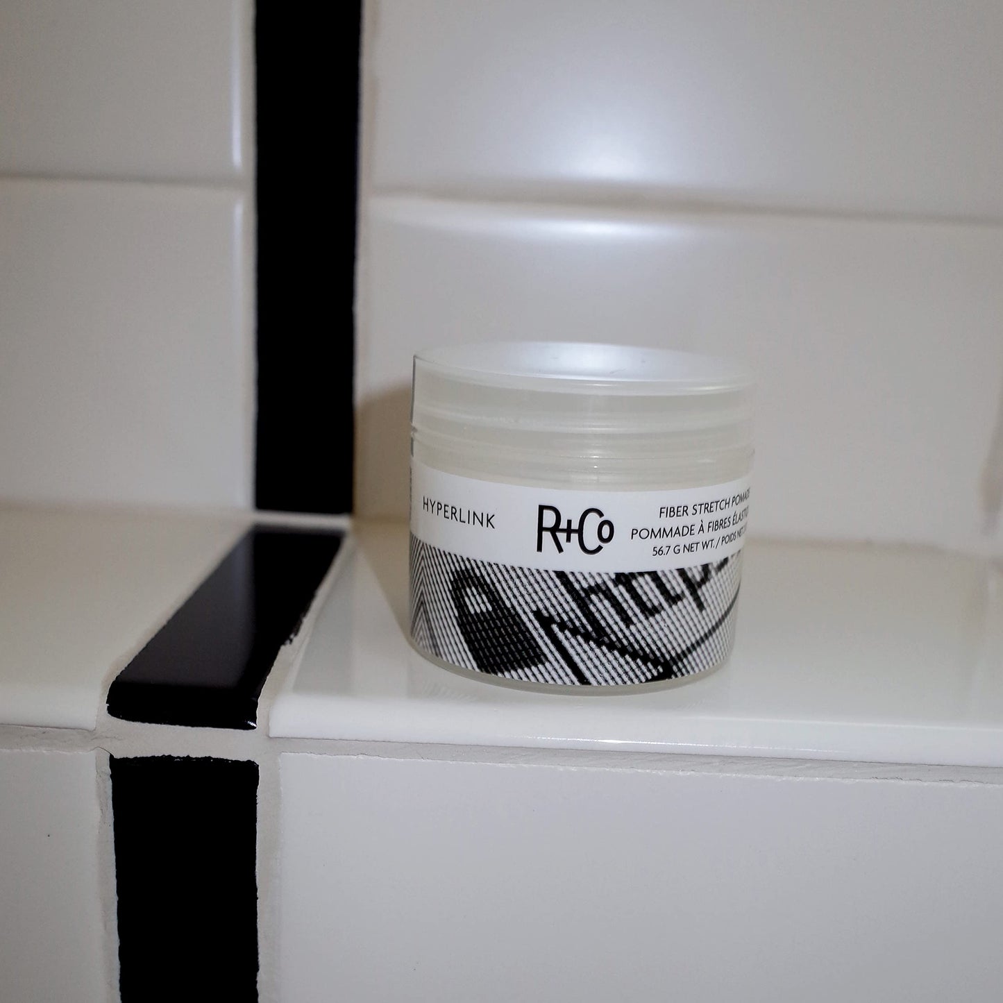 R+Co Hyperlink Fiber Stretch Pomade – Weightless Volume & Flexible Hold (56.7 g / 2 oz)