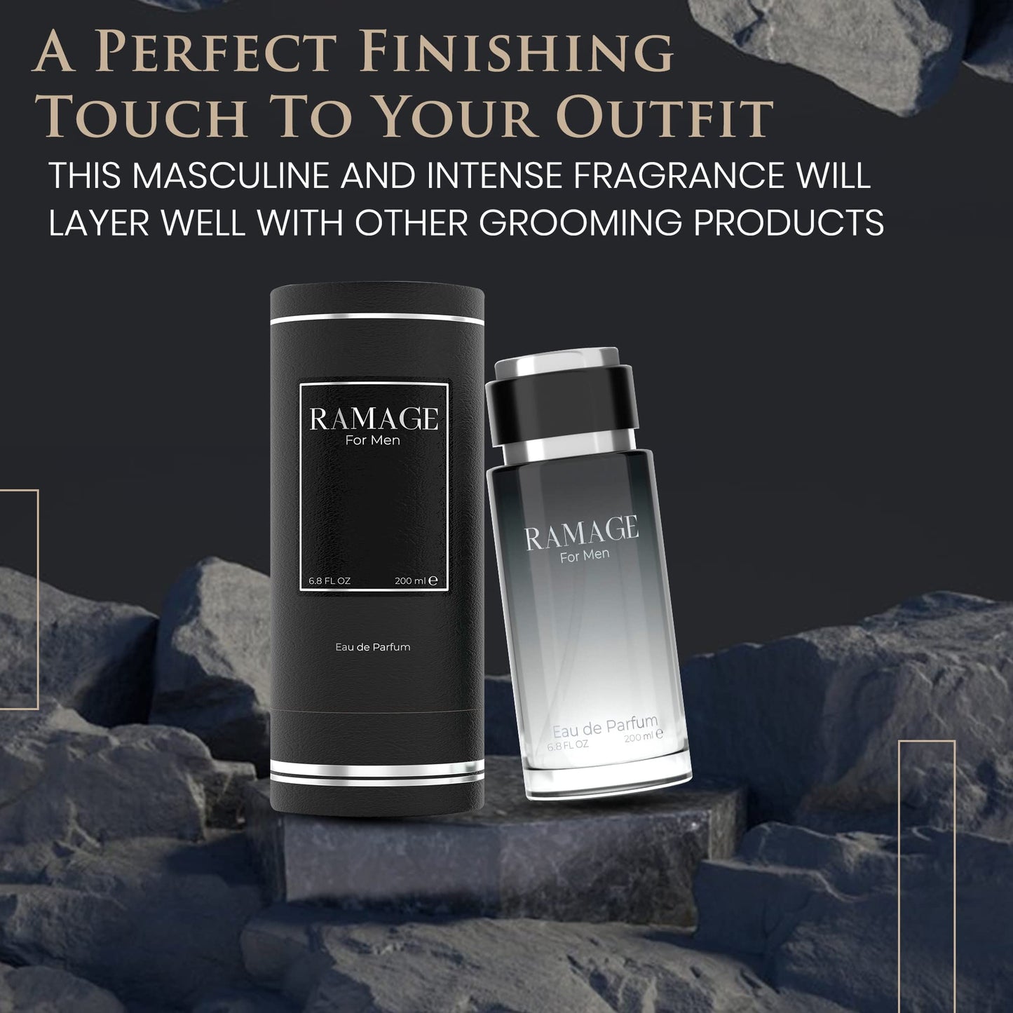 Regal Fragrances Men’s Cologne – Bergamot, Pepper & Vanilla | 200ml