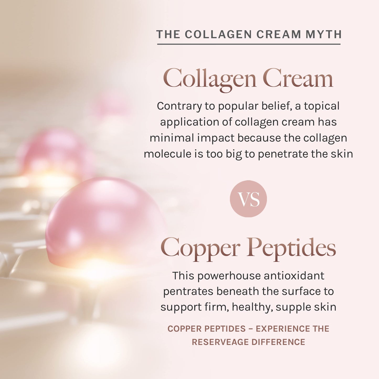 Reserveage Beauty Firming Neck Cream with Pro-Collagen Booster and Copper Peptides – 1.7 oz