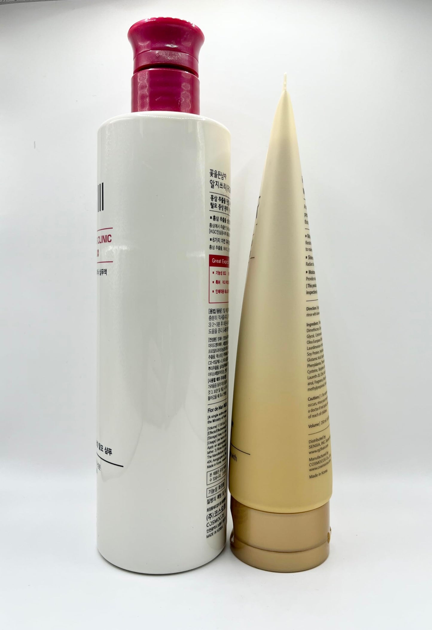 RGIII Red Ginseng Hair Loss Clinic Shampoo + Volume Treatment 2-Pack