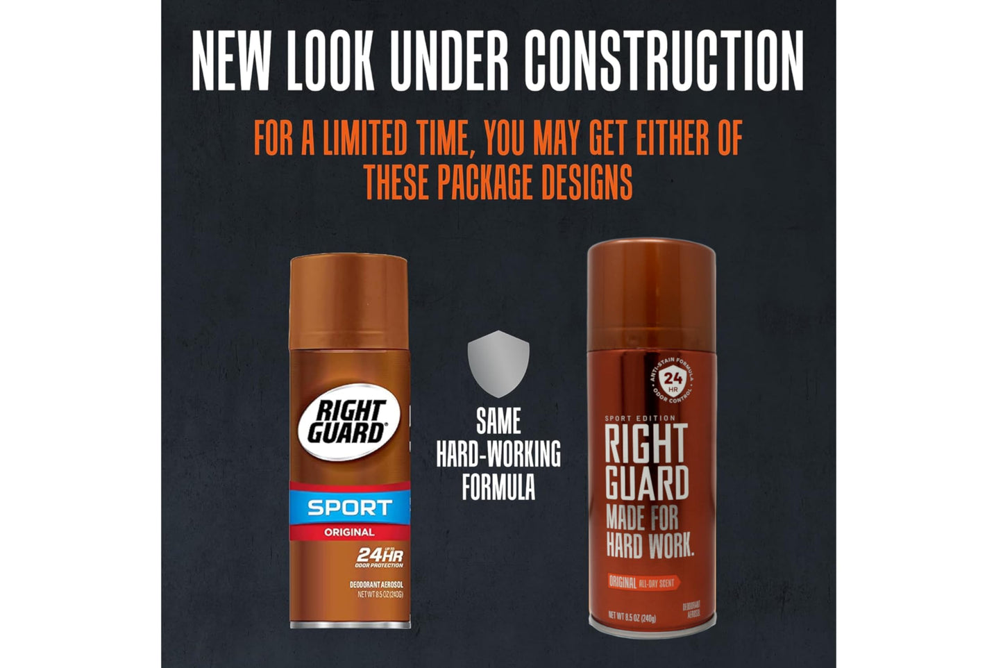 Right Guard Sport Deodorant Original Aerosol 8.5 oz – Six-Pack | All-Day Odor & Wetness Protection