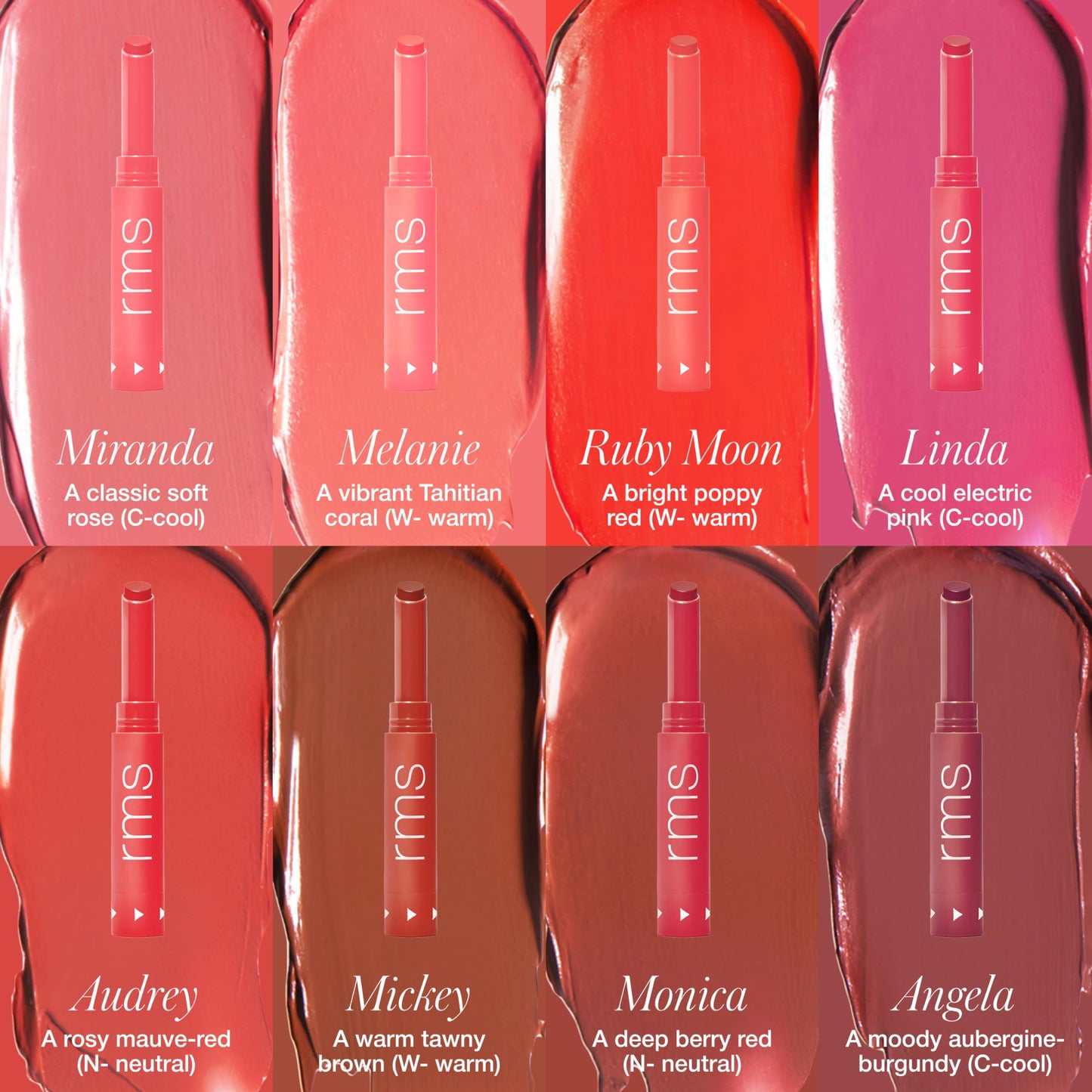 RMS Beauty Legendary Serum Lipstick The Nudes – Hydrating Nude Lipstick