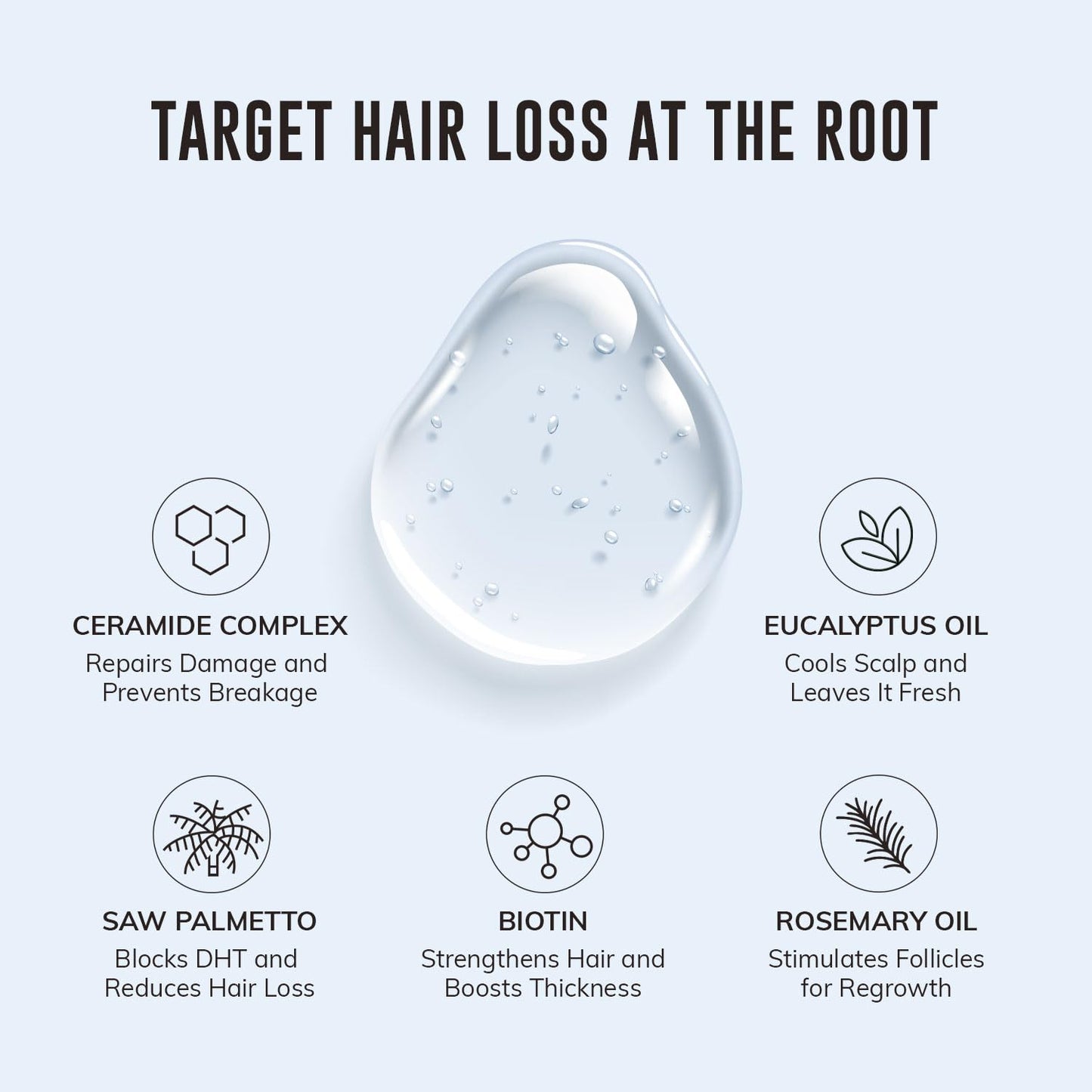 RootStim DHT Blocking Shampoo for Men – Hair Growth & Thickening (10 fl oz)