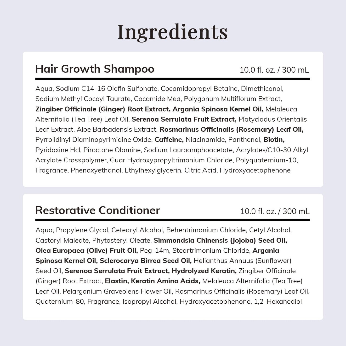 RootStim Hair Growth Shampoo & Conditioner Set – Rosemary & Biotin for Thicker-Looking Hair (Sulfate-Free)