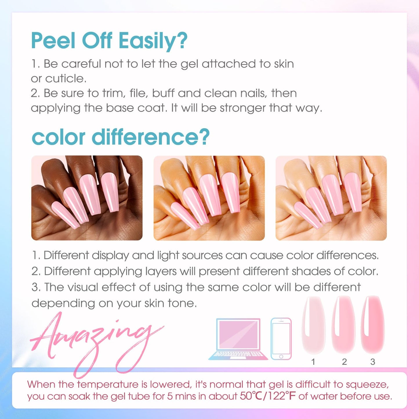 ROSALIND Poly Nail Gel Starter Kit — 14 Colors, 48W UV Lamp, 20,000 RPM Drill