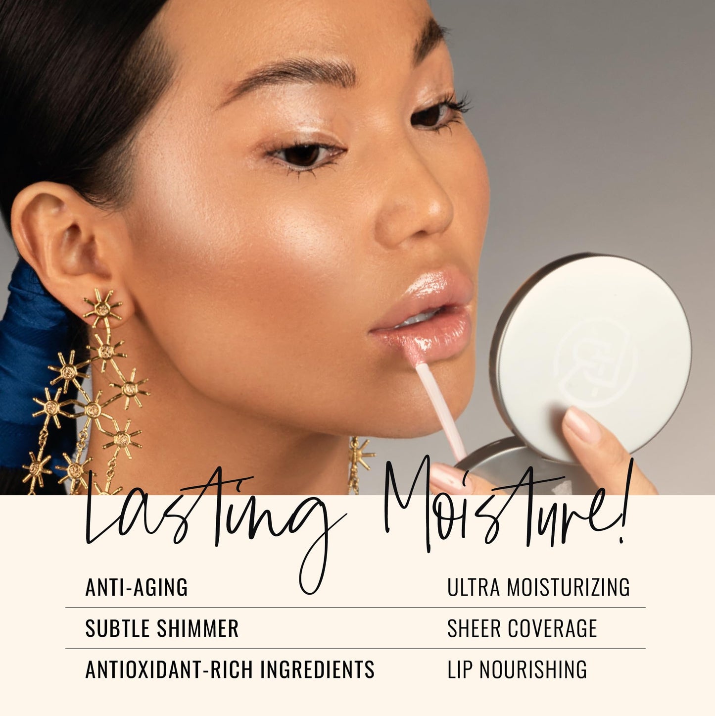 Runway Rogue Classic Lip Gloss – Chameleon, Golden-Rose Semi-Sheer Hydration