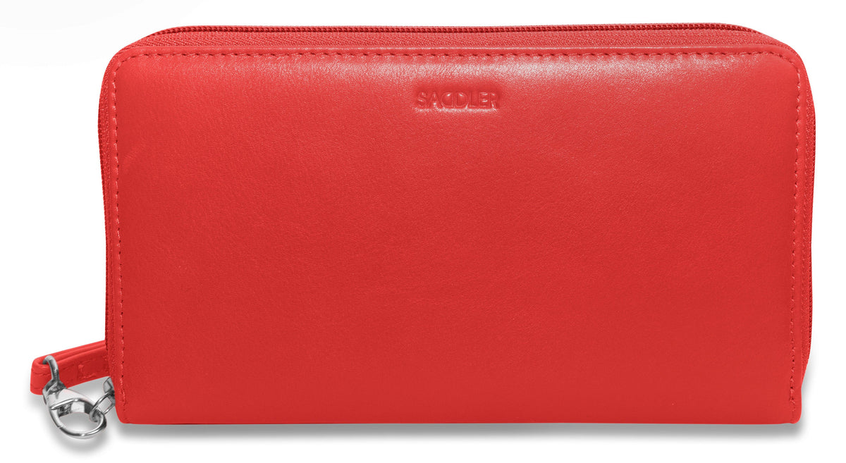 SADDLER SOPHIA Leather Zip Around Purse