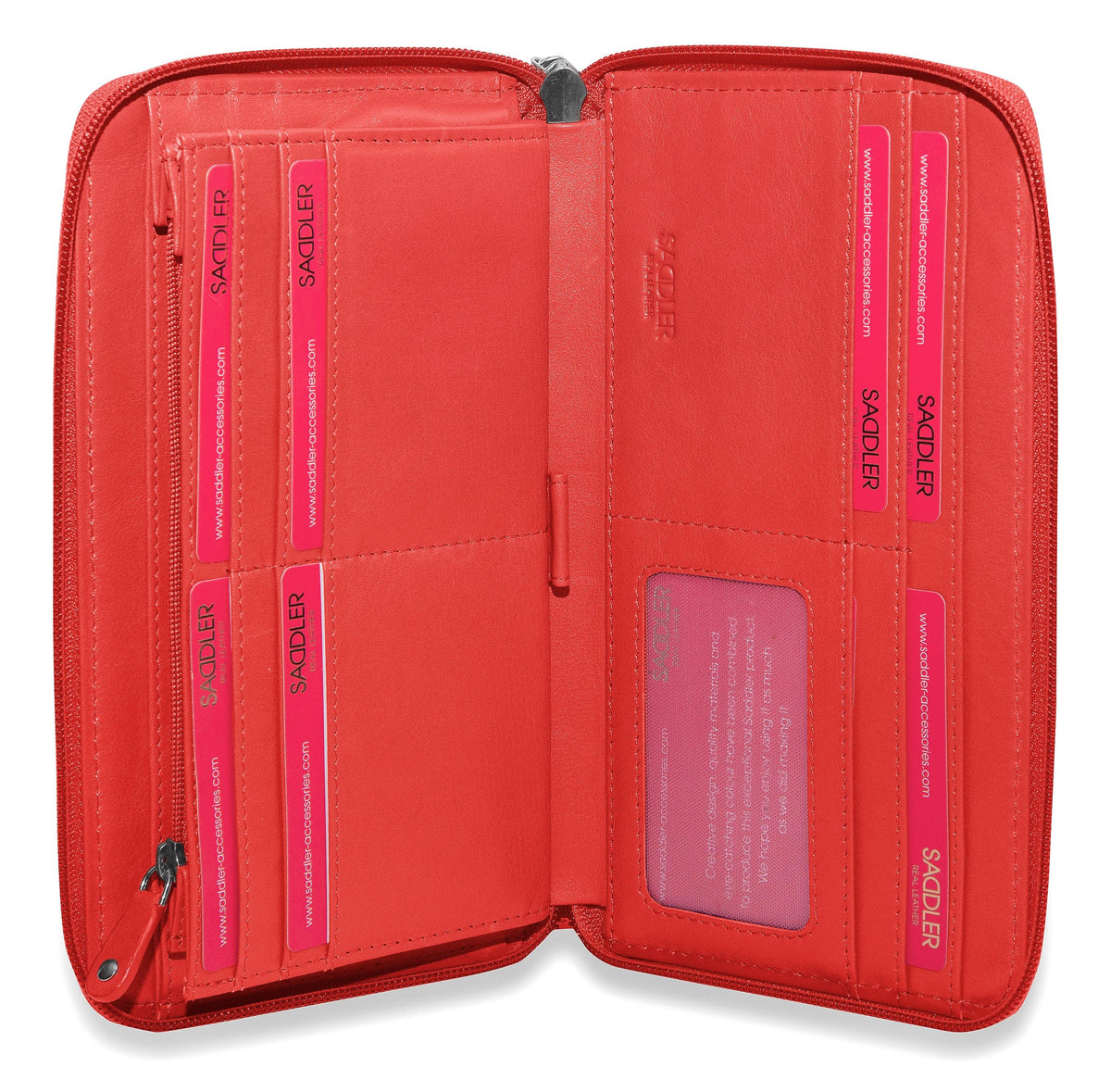 SADDLER SOPHIA Leather Zip Around Purse